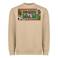 Soccer Mom With Ball And Cactus And Serape Licanse Plate Heavyweight Sweatshirt | Teevron