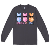 Smoke peepin it real easter glitter Long Sleeve Tee - MaliasSmallBusiness