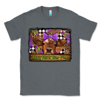Charcoal Heather happy mardi gras y'all cow Classic Tee - Jasminsmagicworld