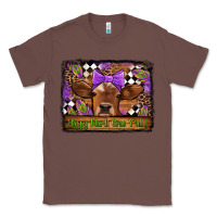 Chestnut happy mardi gras y'all cow Classic Tee - Jasminsmagicworld