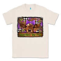 Natural happy mardi gras y'all cow Classic Tee - Jasminsmagicworld
