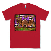 Red happy mardi gras y'all cow Classic Tee - Jasminsmagicworld