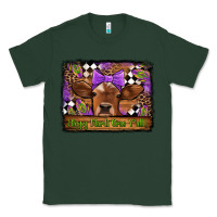 Sports Green happy mardi gras y'all cow Classic Tee - Jasminsmagicworld