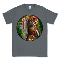 Charcoal Heather Tennessee Horse Christmas Classic Tee - LillyAllenDesigns