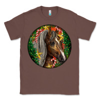 Chestnut Tennessee Horse Christmas Classic Tee - LillyAllenDesigns