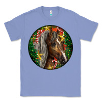 Colony Blue Tennessee Horse Christmas Classic Tee - LillyAllenDesigns