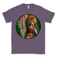 Lavender Tennessee Horse Christmas Classic Tee - LillyAllenDesigns