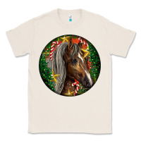 Natural Tennessee Horse Christmas Classic Tee - LillyAllenDesigns