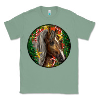 Sage Tennessee Horse Christmas Classic Tee - LillyAllenDesigns