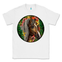 White Tennessee Horse Christmas Classic Tee - LillyAllenDesigns
