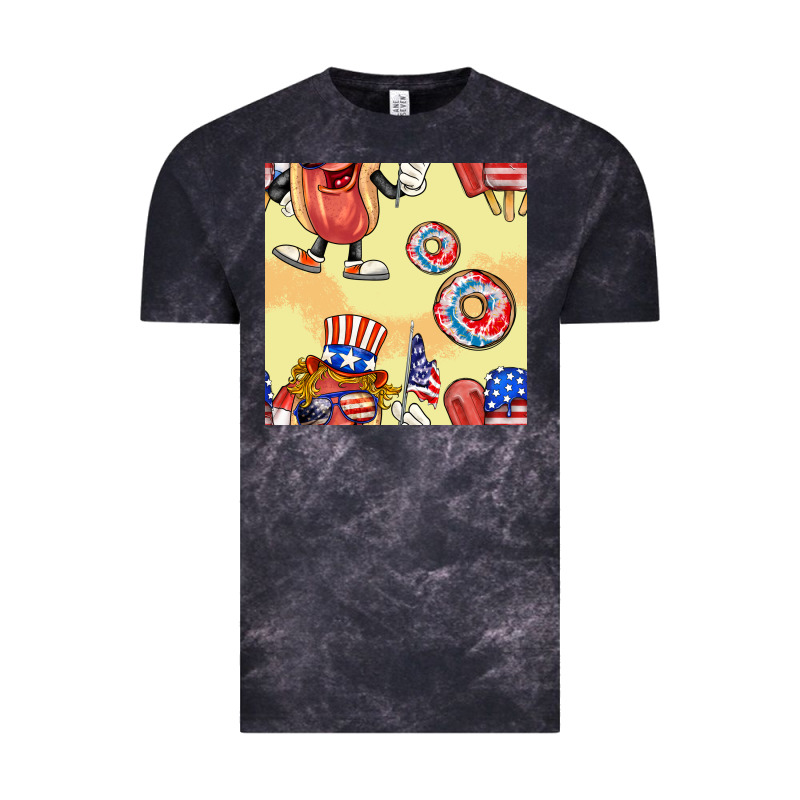 Patriotic Hotdog Ice Cream Donat Vintage Tee by BundleAndBundleShop | Teevron