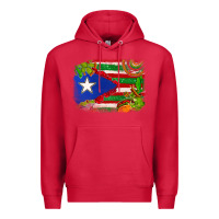 Cardinal Mexico and Puerto Rico flag Premium Hoodie - texasbilliewilder