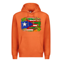 Carrot Mexico and Puerto Rico flag Premium Hoodie - texasbilliewilder