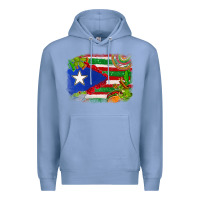 Colony Blue Mexico and Puerto Rico flag Premium Hoodie - texasbilliewilder