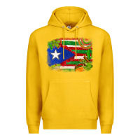 Lemon Mexico and Puerto Rico flag Premium Hoodie - texasbilliewilder
