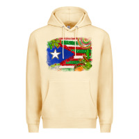 Pina Colada Mexico and Puerto Rico flag Premium Hoodie - texasbilliewilder
