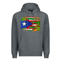 Rock Mexico and Puerto Rico flag Premium Hoodie - texasbilliewilder
