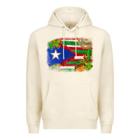 Tofu Mexico and Puerto Rico flag Premium Hoodie - texasbilliewilder