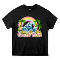 Black beach bum Heavy Core Tee - texasbilliewilder