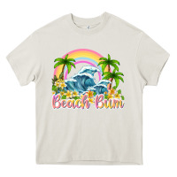 Cream beach bum Heavy Core Tee - texasbilliewilder