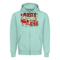 Seafoam nurses sleigh all day Zipper Hoodie - MaliasSmallBusiness