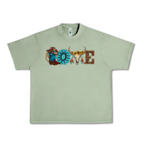 Oil Green western love Urban Heavy Tee - AdoDesignShop