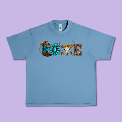 Western Love Urban Heavy Tee Designed By Adodesignshop