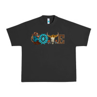 Pigment Black western love Urban Heavy Tee - AdoDesignShop