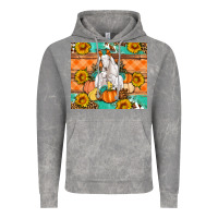 Cloud Rock Goat family fall pumpkins gemstone Vintage Hoodie - Artiststas
