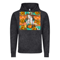 Vintage Black Goat family fall pumpkins gemstone Vintage Hoodie - Artiststas