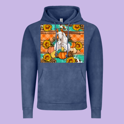 Goat Family Fall Pumpkins Gemstone Vintage Hoodie Designed By Artiststas