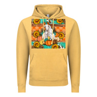 Vintage Mustard Goat family fall pumpkins gemstone Vintage Hoodie - Artiststas