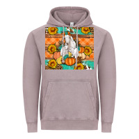 Vintage Zinc Goat family fall pumpkins gemstone Vintage Hoodie - Artiststas