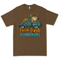 Cacao farm fresh pumpkins truck Premium Tee - RanaPortraitStore