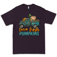 Plum farm fresh pumpkins truck Premium Tee - RanaPortraitStore