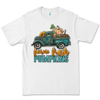 White farm fresh pumpkins truck Premium Tee - RanaPortraitStore