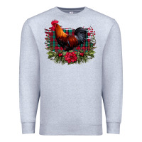 Heather Grey Farm Cock Premium Sweatshirt - Bettercallsaul