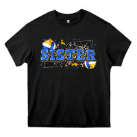 Black sister volleyball Heavy Core Tee - Zillion Design Studio
