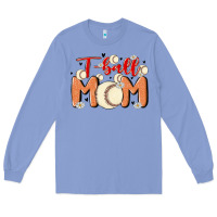 Colony Blue t ball mom Long Sleeve Tee - MaliasSmallBusiness