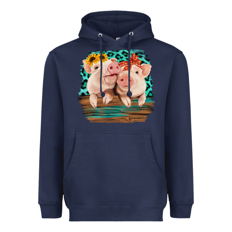 Cute Couple Pigs Heavyweight Hoodie by Bettercallsaul | Teevron