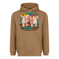 Toasted Coconut Cute Couple Pigs Heavyweight Hoodie - Bettercallsaul