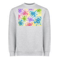 Heather Grey tie dye heart shaped background 3200x2400 Heavyweight Sweatshirt - AdoDesignShop