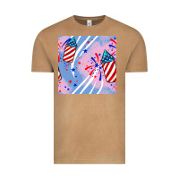 Vintage Camel patriotic fireworks Vintage Tee - BundleAndBundleShop