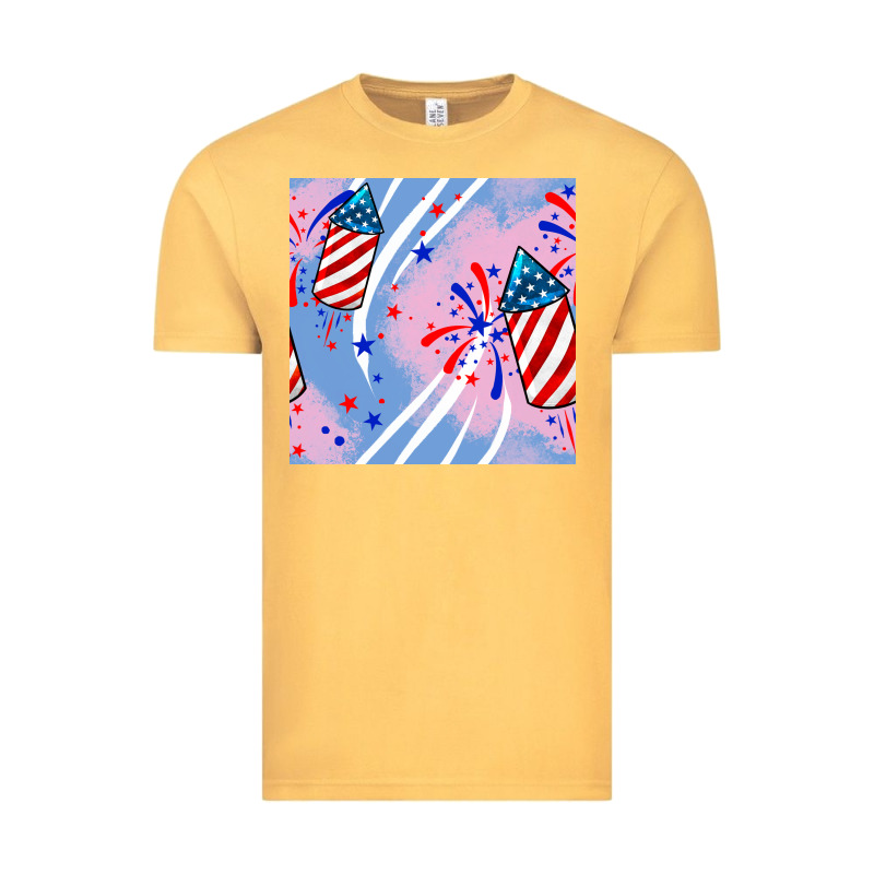 Patriotic Fireworks Vintage Tee by BundleAndBundleShop | Teevron