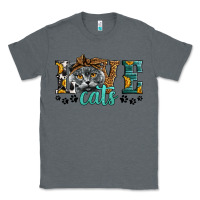 Charcoal Heather love cats scottish fold Classic Tee - LillyAllenDesigns