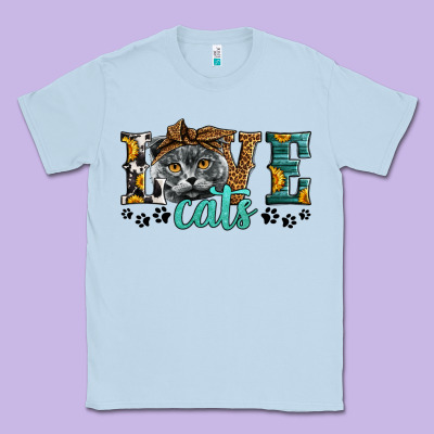 Love Cats Scottish Fold Classic Tee Designed By Lillyallendesigns