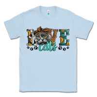 Dusty Blue love cats scottish fold Classic Tee - LillyAllenDesigns