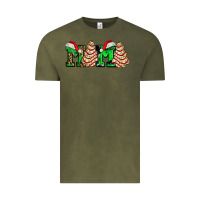 Vintage Olive mama with christmas tree cake ado Vintage Tee - AdoDesignShop