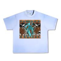 Grape Ice gemstone leopard cross Urban Heavy Tee - AdoDesignShop