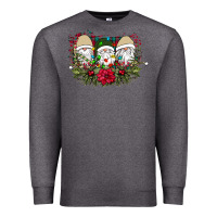 Charcoal Heather Christmas Gnomes Premium Sweatshirt - Bettercallsaul